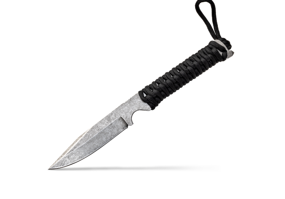 paracorde noire lame stonewash